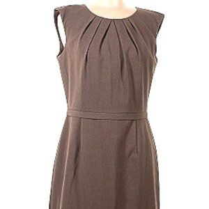 Tahari by ASL Solid Brown Cocktail Dress [8]
